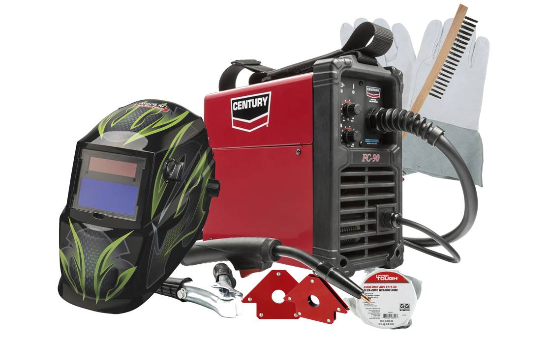 Century MIG Welding Kit, Auto-darkening Helmet, Welder & More!!