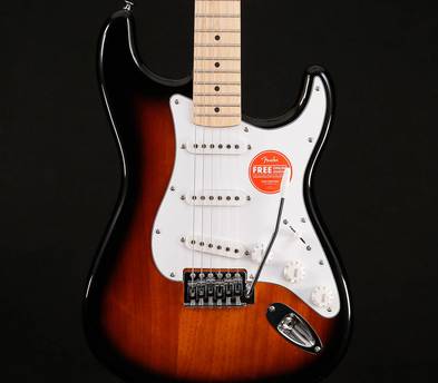 Squier Affinity Series Stratocaster, Maple Fb, 2-Color Sunburst