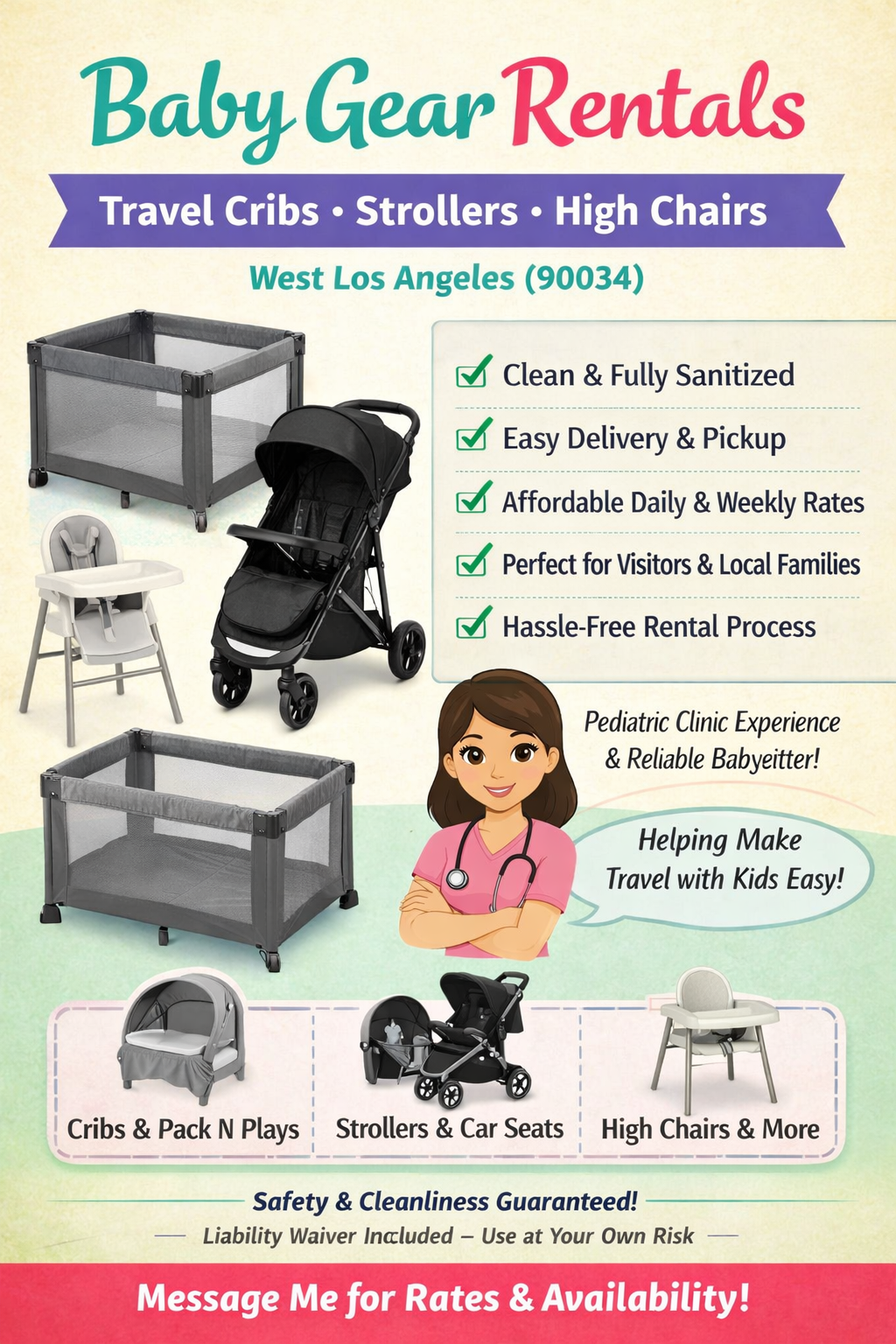 Clean & Safe Baby Equipment Rentals – West LA in Los Angeles, CA