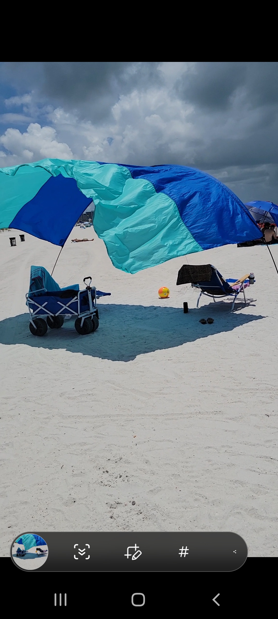 Rent Beachchairumbrellacartcooler deluxe bundle set up in Clearwater, FL FriendWithA