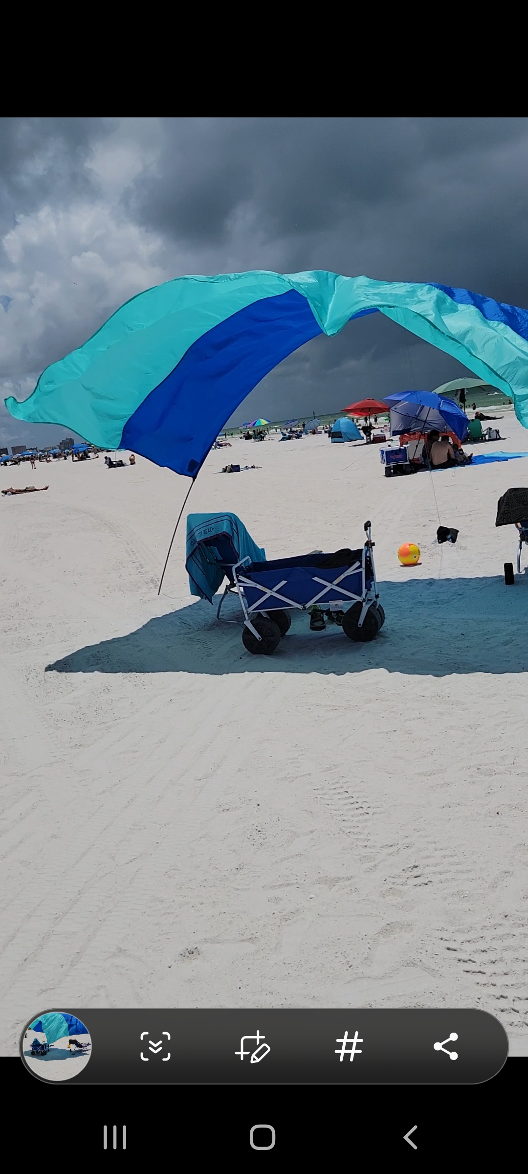 Rent Beachchairumbrellacartcooler deluxe bundle set up in Clearwater, FL FriendWithA