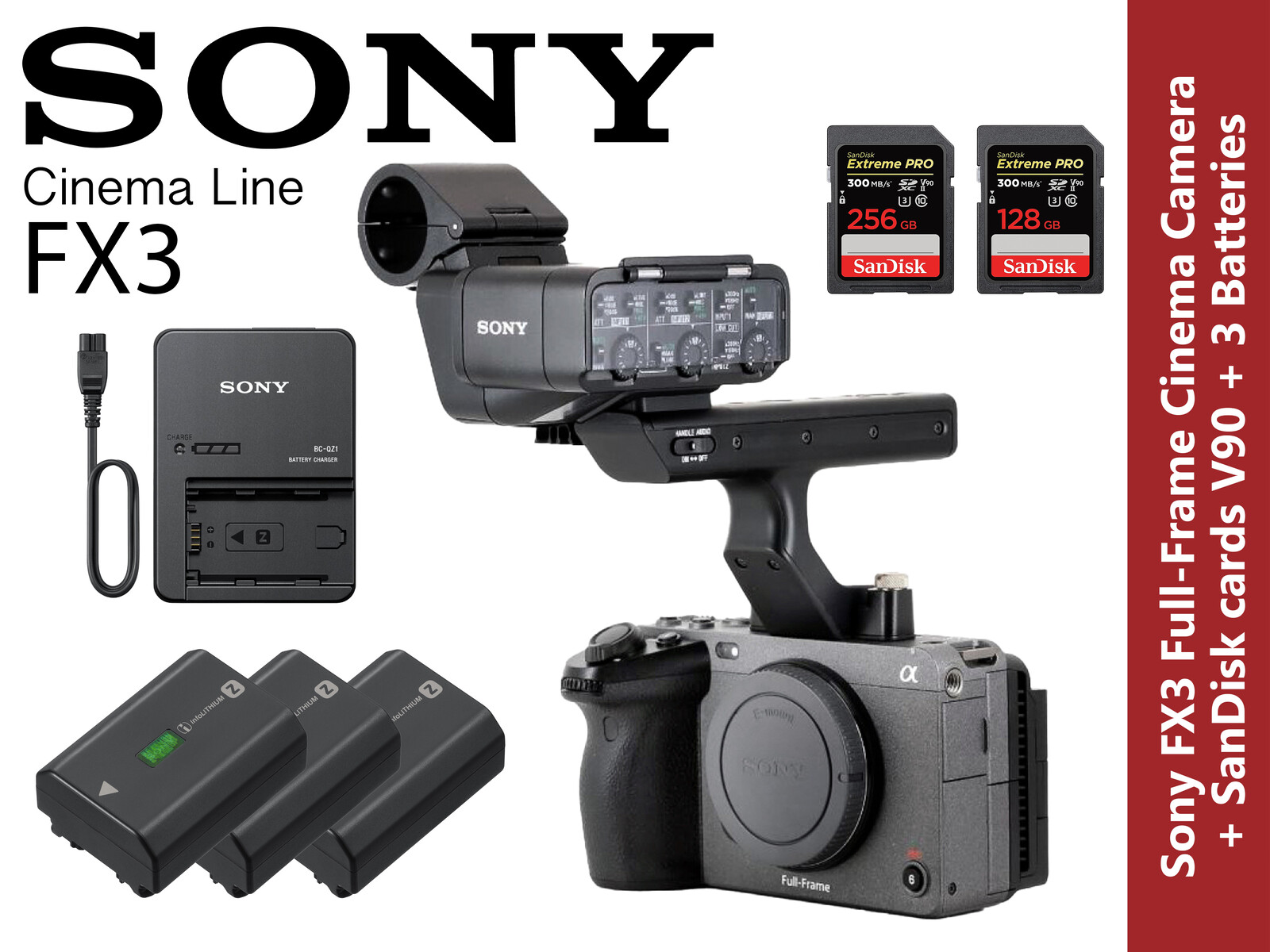Rent Sony Alpha FX3 ILME-FX3 | Full-frame Cinema Line Camera (2
